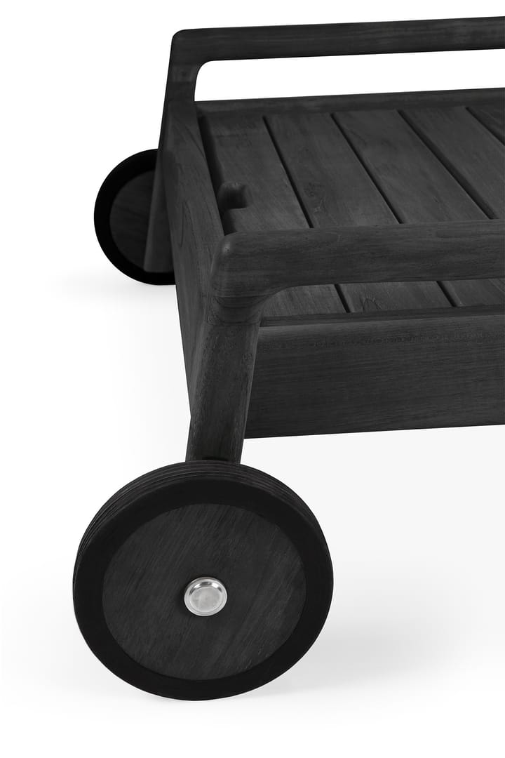 Jack outdoor solsäng svartbetsad teak, Exkl. dyna Ethnicraft