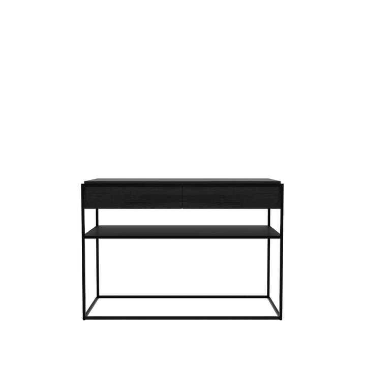 Monolit konsolbord 122x40 cm - Oak black-Black - Ethnicraft