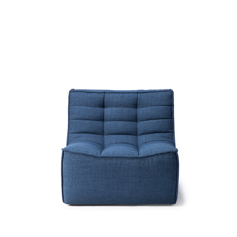 Ethnicraft N701 fåtölj Tyg blue | Skandinavisk Design | Fåtöljer & Fotpallar | Blå