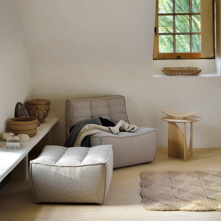 N701 fotpall 70x70 cm, Beige Ethnicraft