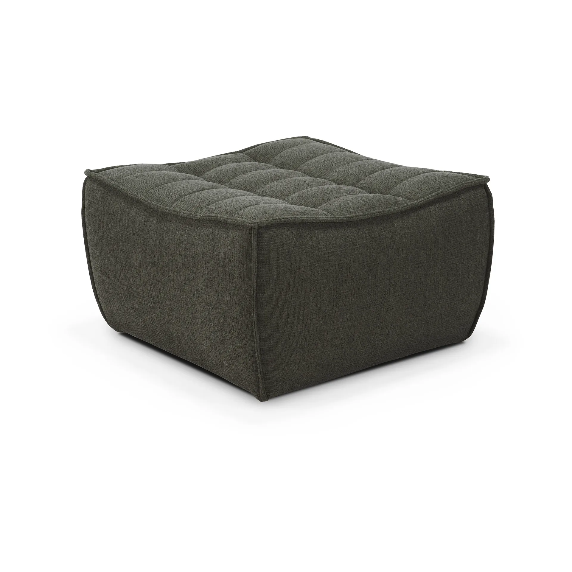 N701 fotpall 70x70 cm, Moss Eco fabric Ethnicraft