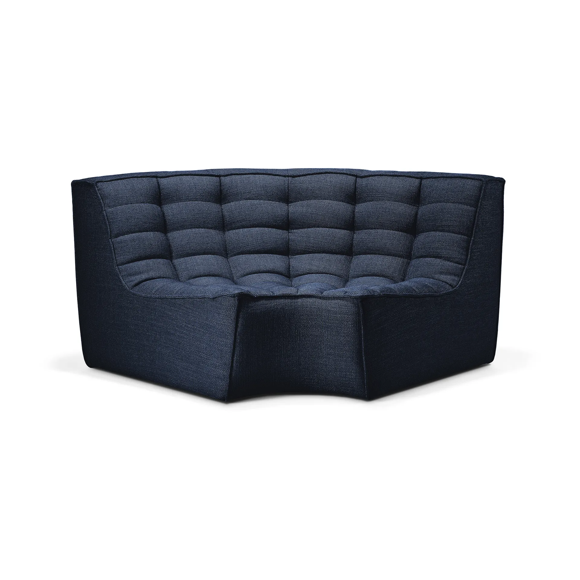 N701 hörnmodul rundad 90°, Graphite Eco Ethnicraft