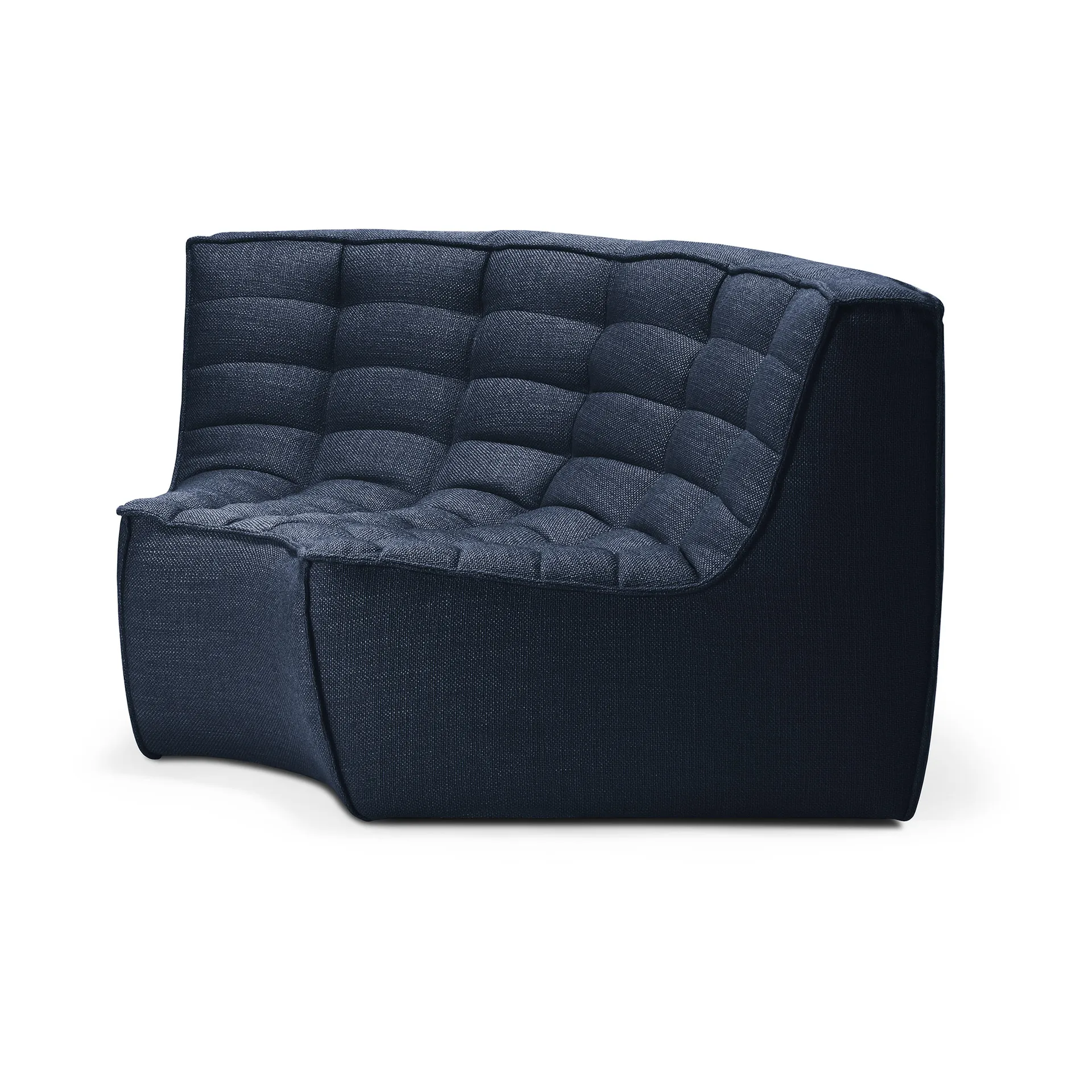 N701 hörnmodul rundad 90°, Graphite Eco Ethnicraft