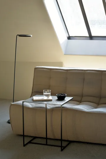 N701 modulhörnsoffa med rakt hörn, tyg Beige, 301x231 cm - Ethnicraft