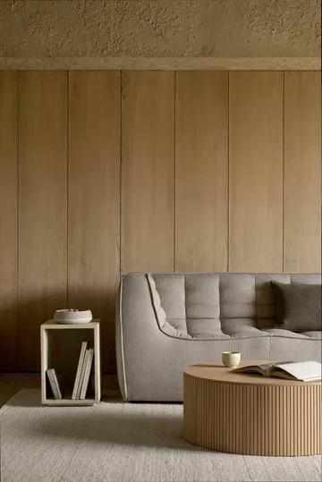 N701 soffa 2-sits - Beige, med armstöd - Ethnicraft