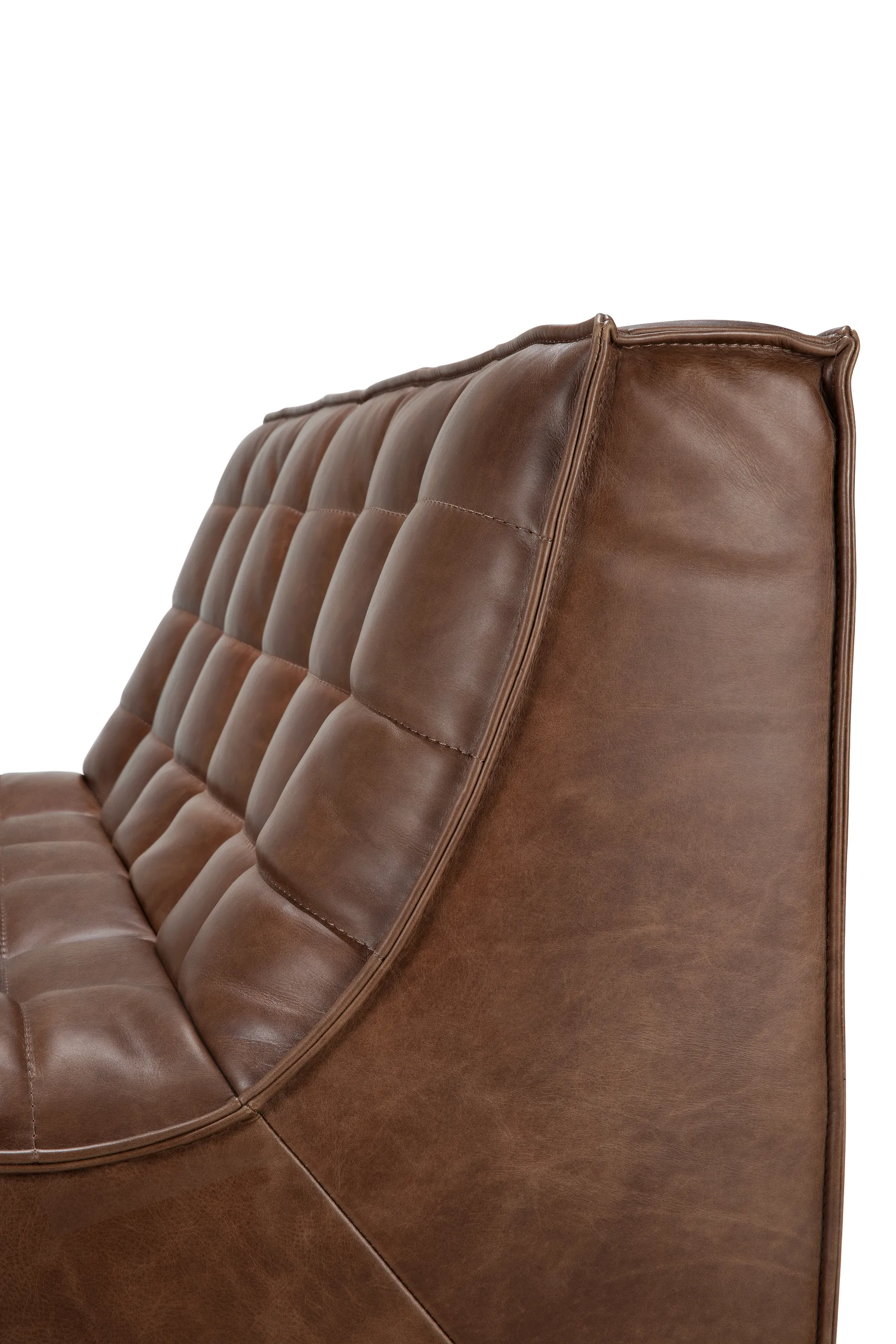 N701 soffa 2-sits, Läder Chestnut Ethnicraft