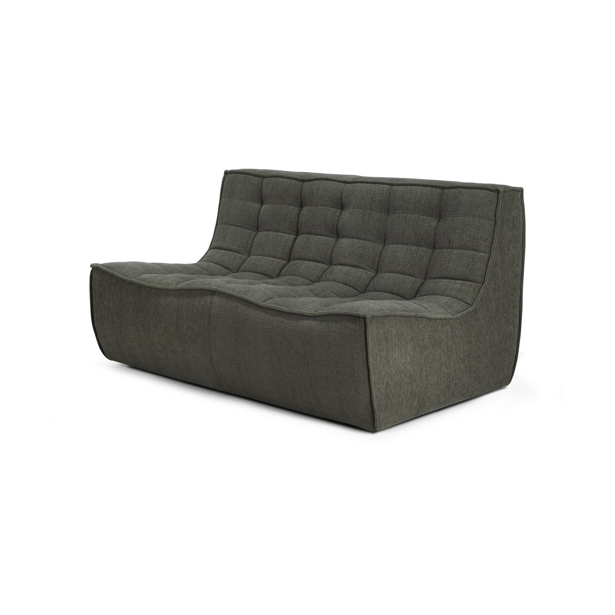 Ethnicraft N701 soffa 2-sits Moss Eco fabric | Skandinavisk Design | Soffor | Grön