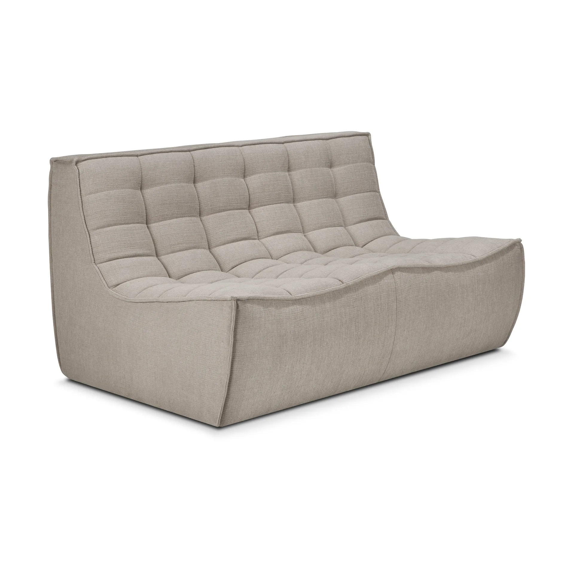 N701 soffa 2-sits, Tyg Ecru beige Ethnicraft