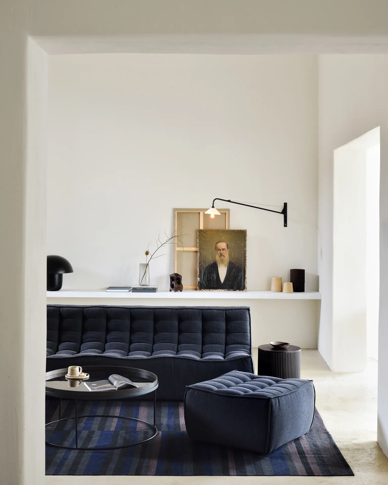 N701 soffa 3-sits, Graphite Eco Ethnicraft