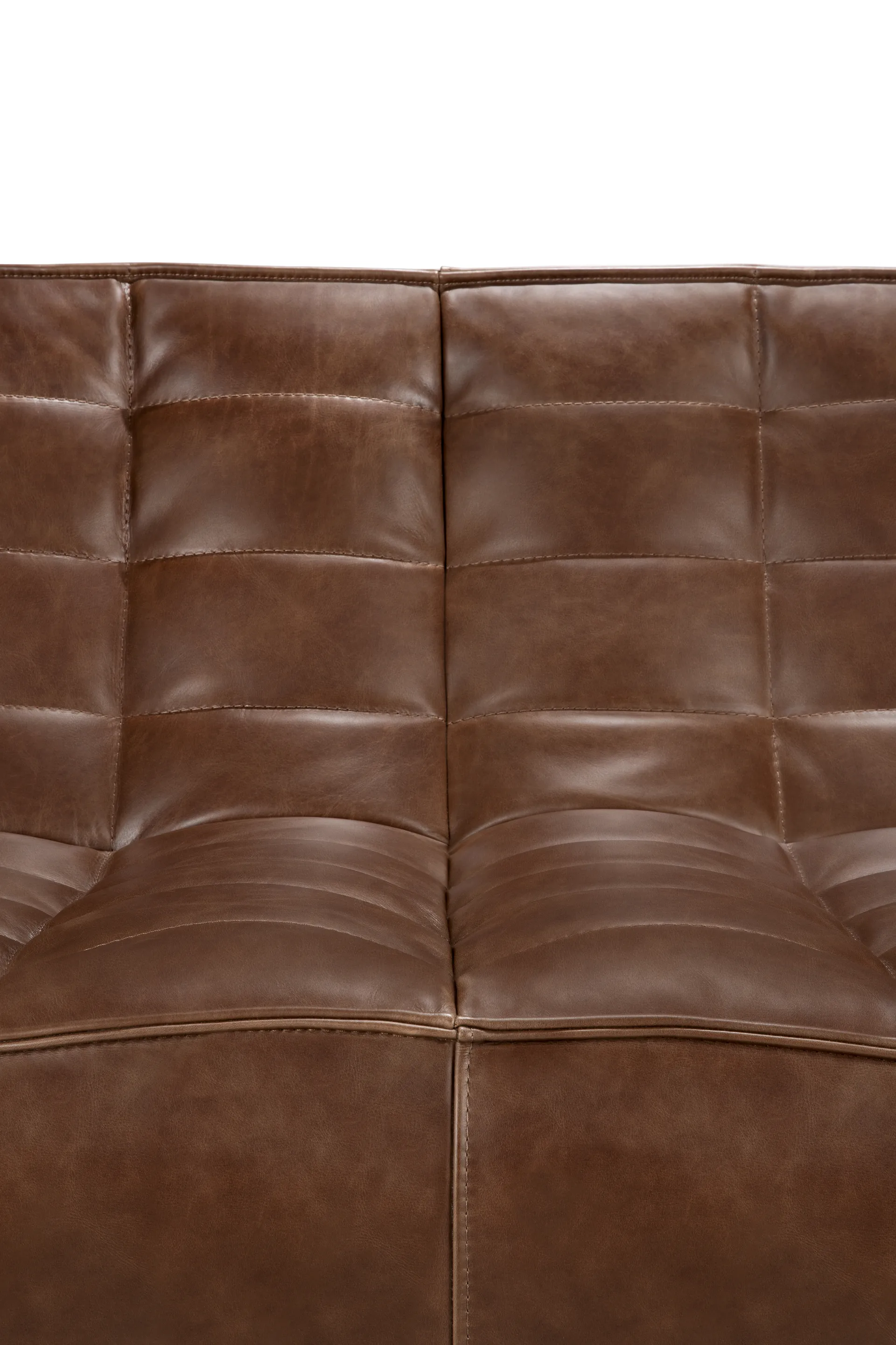 N701 soffa 3-sits, Läder Chestnut Ethnicraft