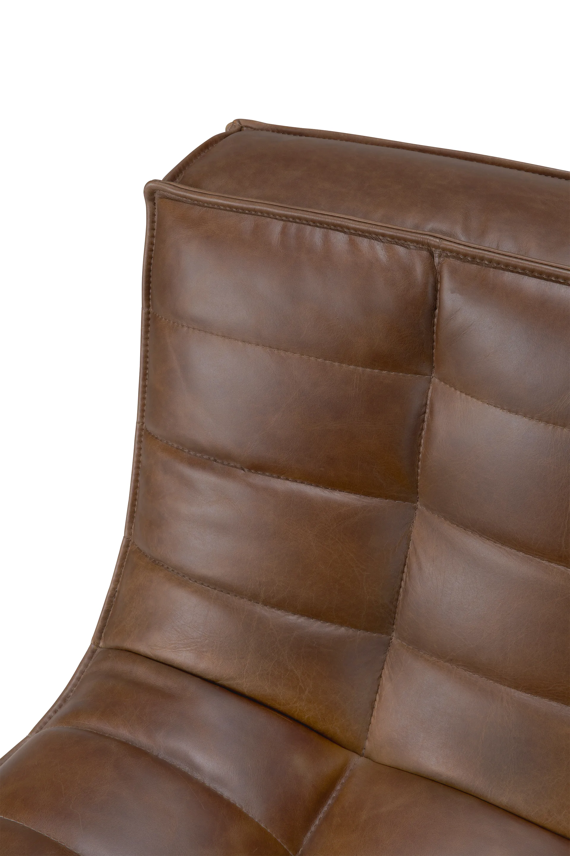 N701 soffa 3-sits, Läder Chestnut Ethnicraft