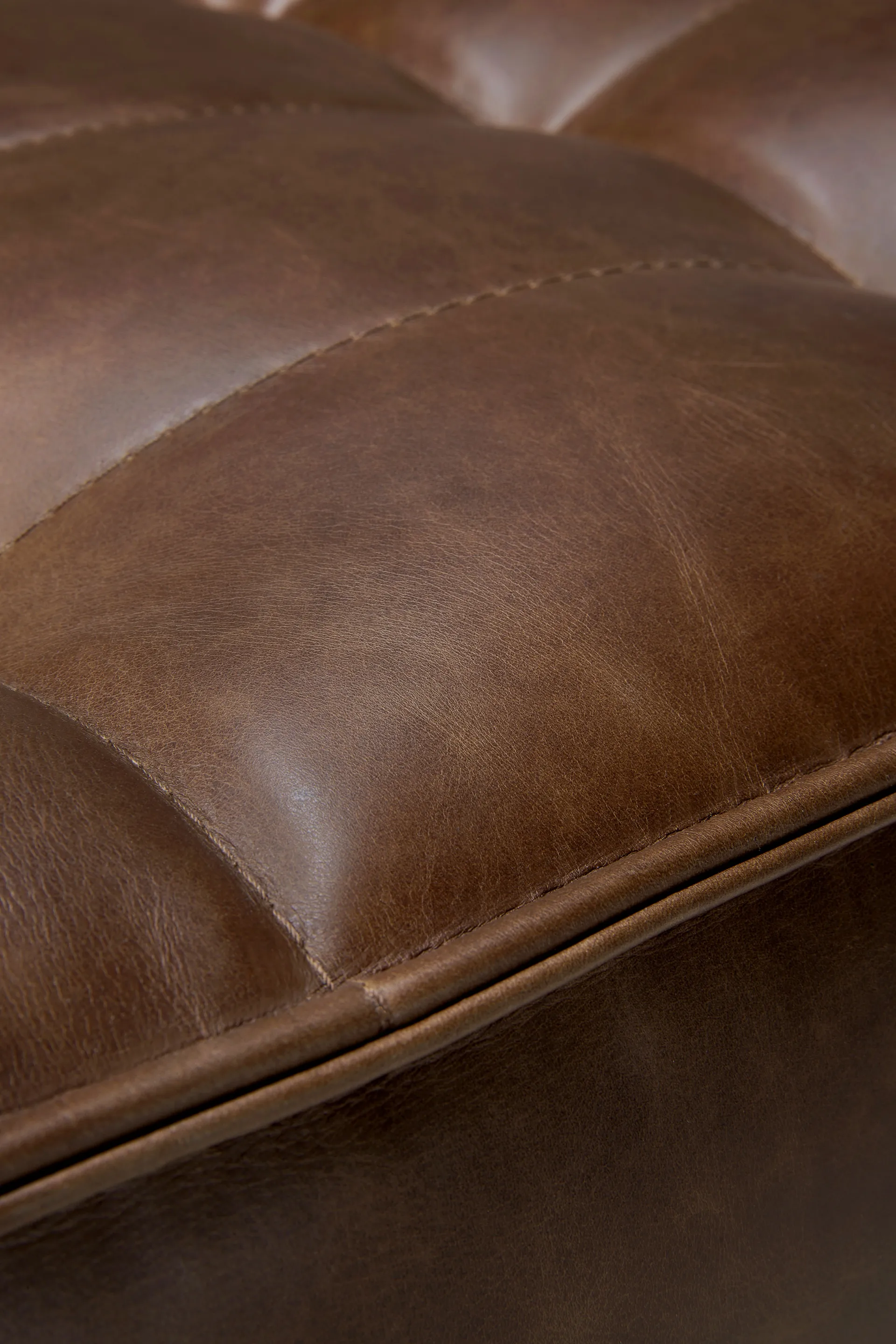 N701 soffa 3-sits, Läder Chestnut Ethnicraft