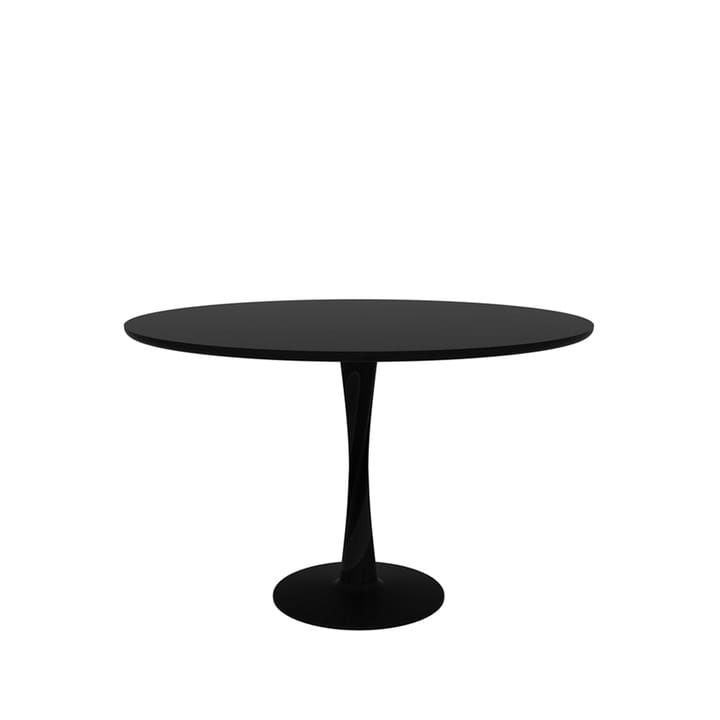 Torsion matbord runt svartbestad ek - Ø127 cm - Ethnicraft NV