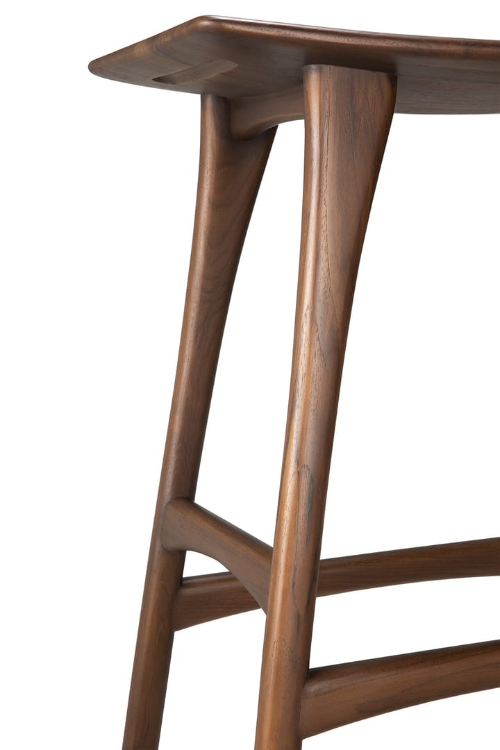 Osso barstol 80x57 cm, Lackad teak brown Ethnicraft