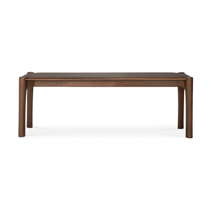 PI bänk 126x35 cm, Lackad teak brown Ethnicraft