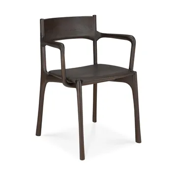 PI karmstol - Dark brown teak - Ethnicraft