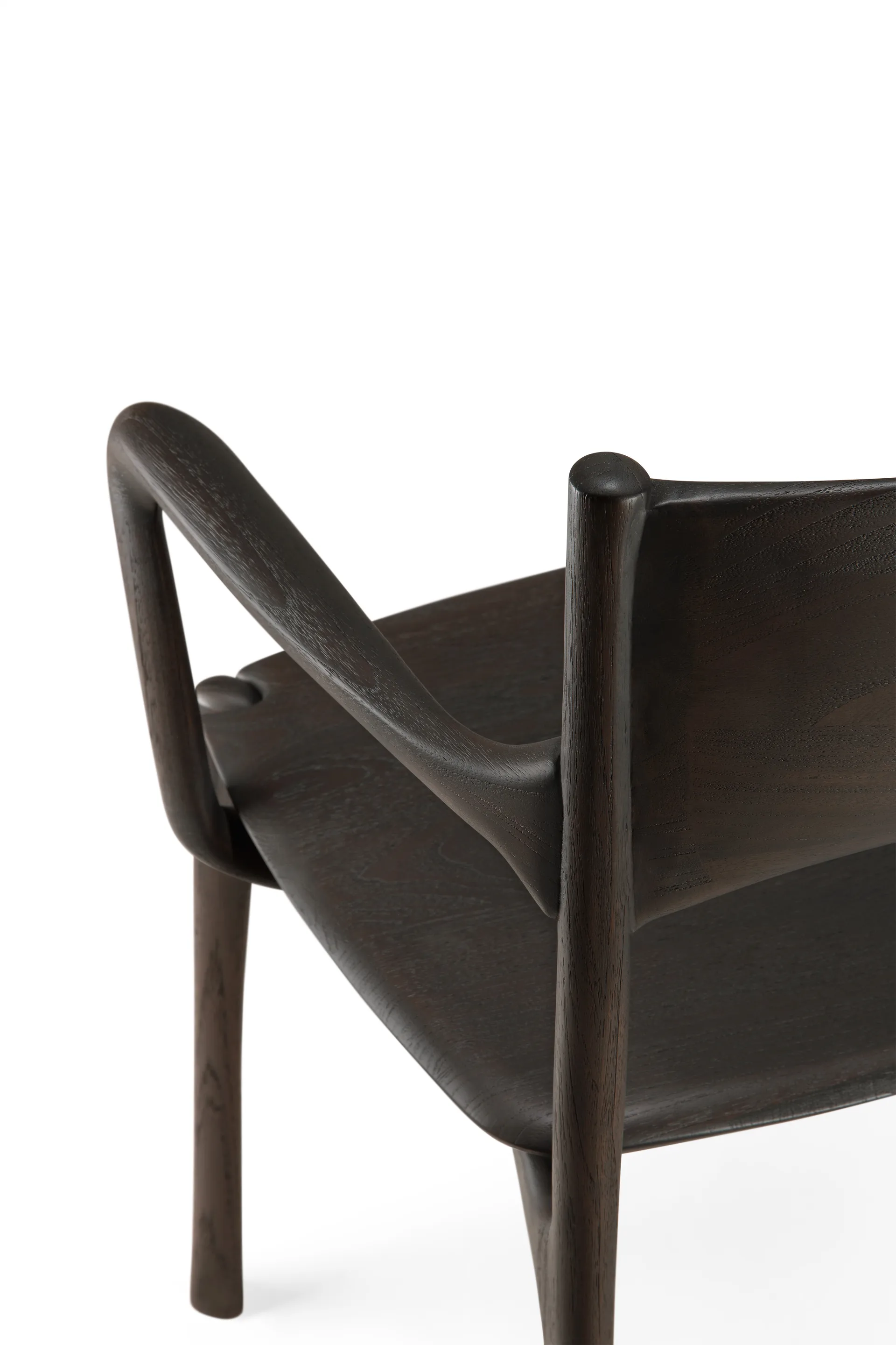 PI karmstol, Dark brown teak Ethnicraft