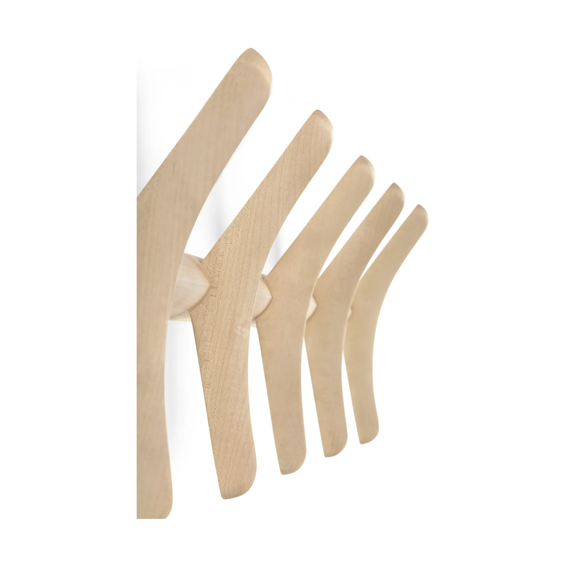 PI klädhängare vägg, Lackerad platan, 70x21 cm Ethnicraft