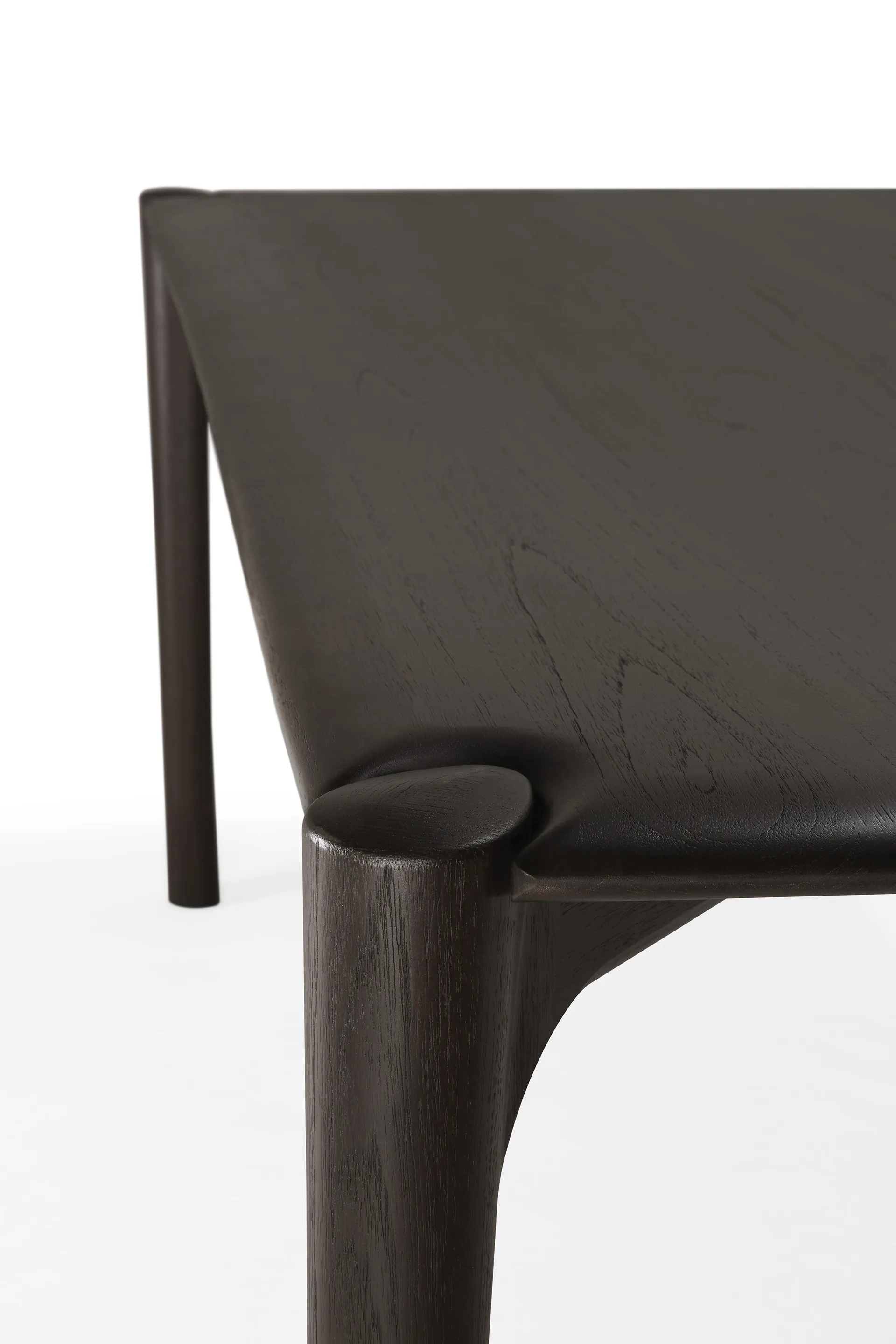 PI matbord, Dark brown teak, 140x80 cm Ethnicraft