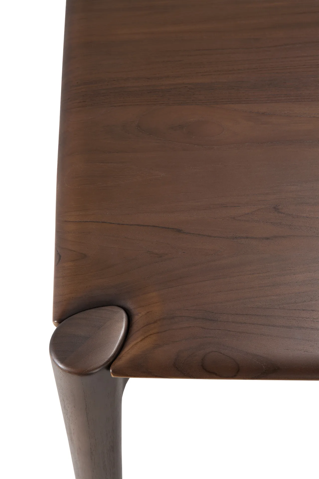 PI matbord, Lackad teak brown, 140x80 cm Ethnicraft