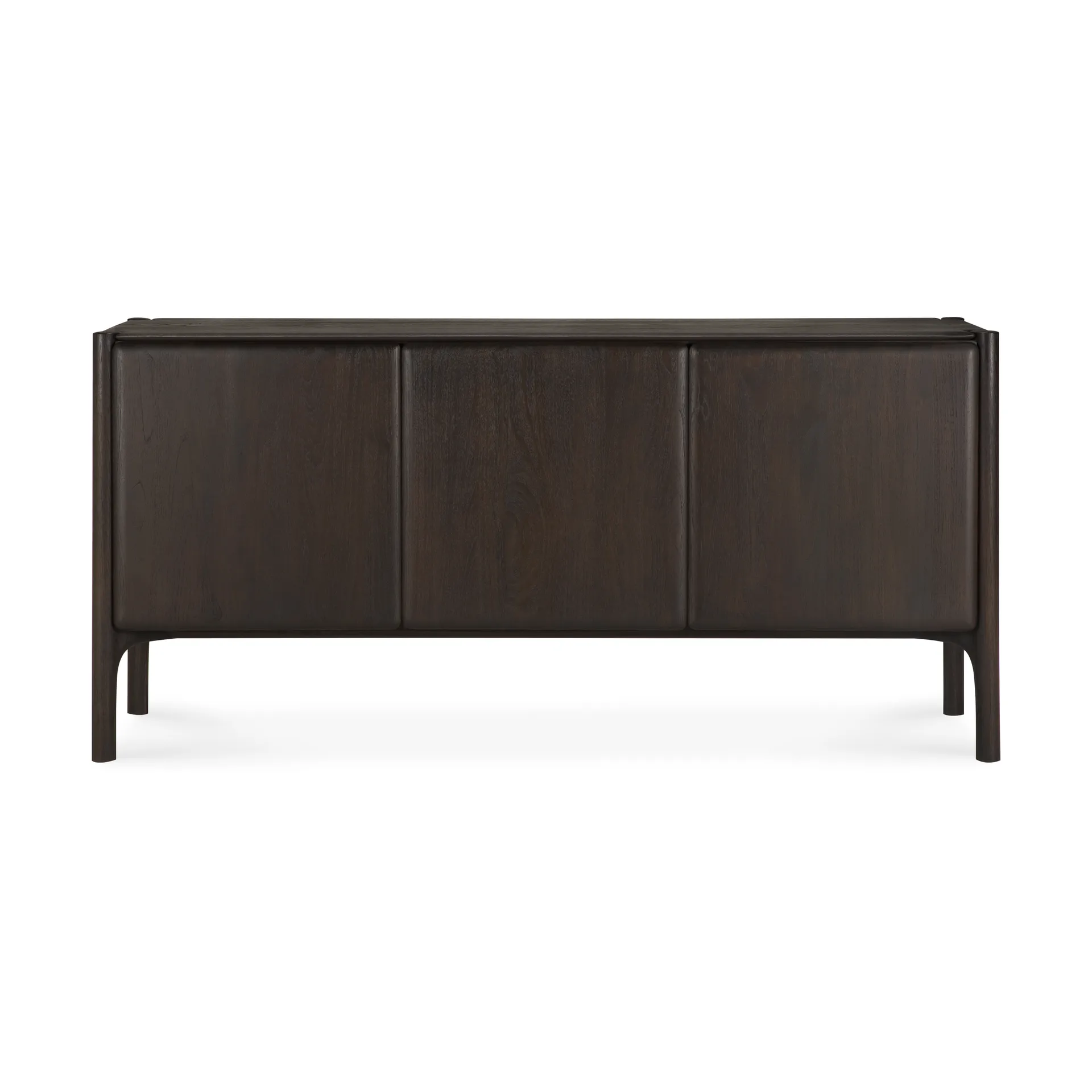 PI Sideboard, Teak dark brown, 3 dörrar Ethnicraft