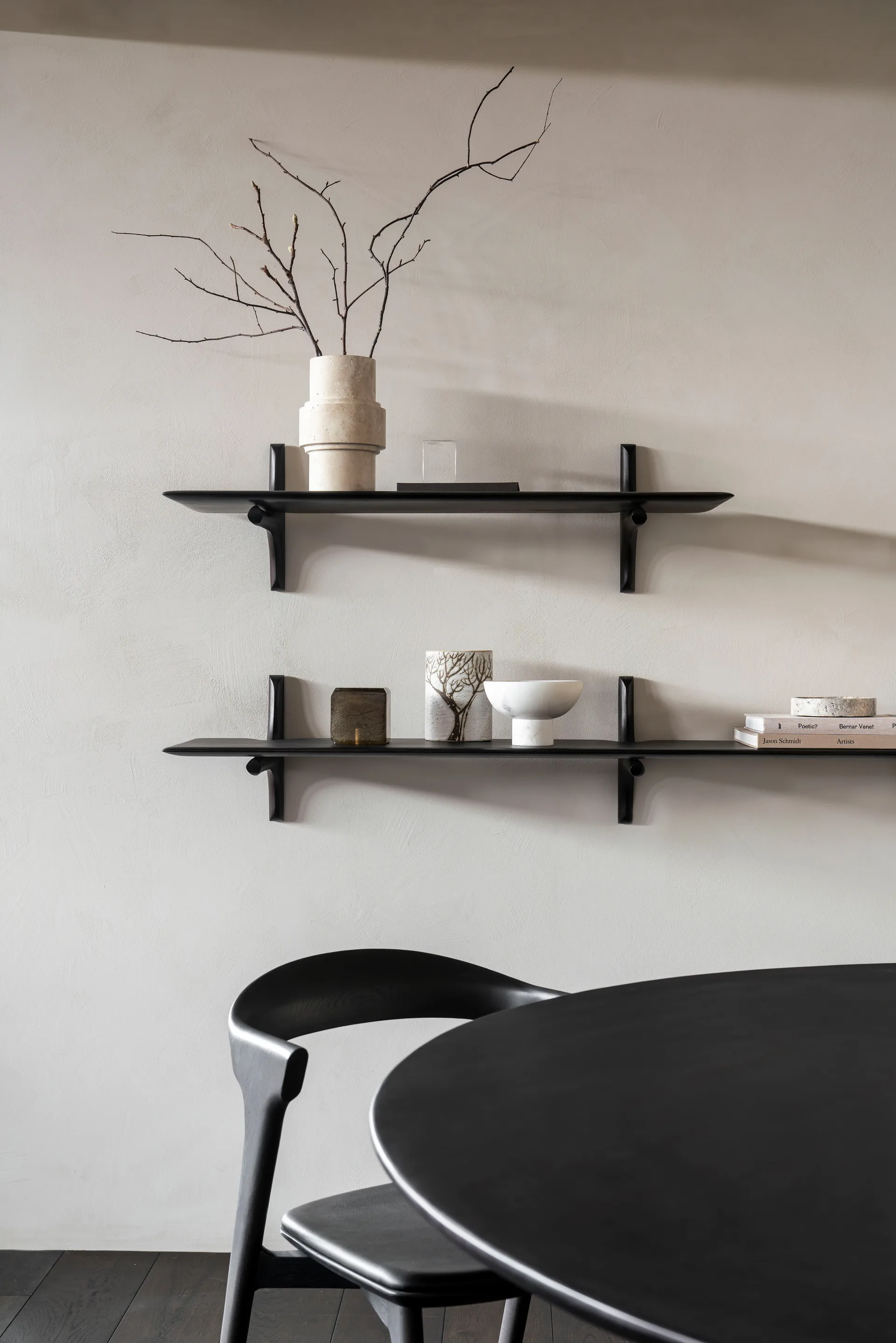 PI vägghylla, Mahogny dark brown 100 cm Ethnicraft