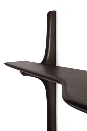 PI väggmonterat skrivbord - Dark brown mahogny, 140x48 cm - Ethnicraft