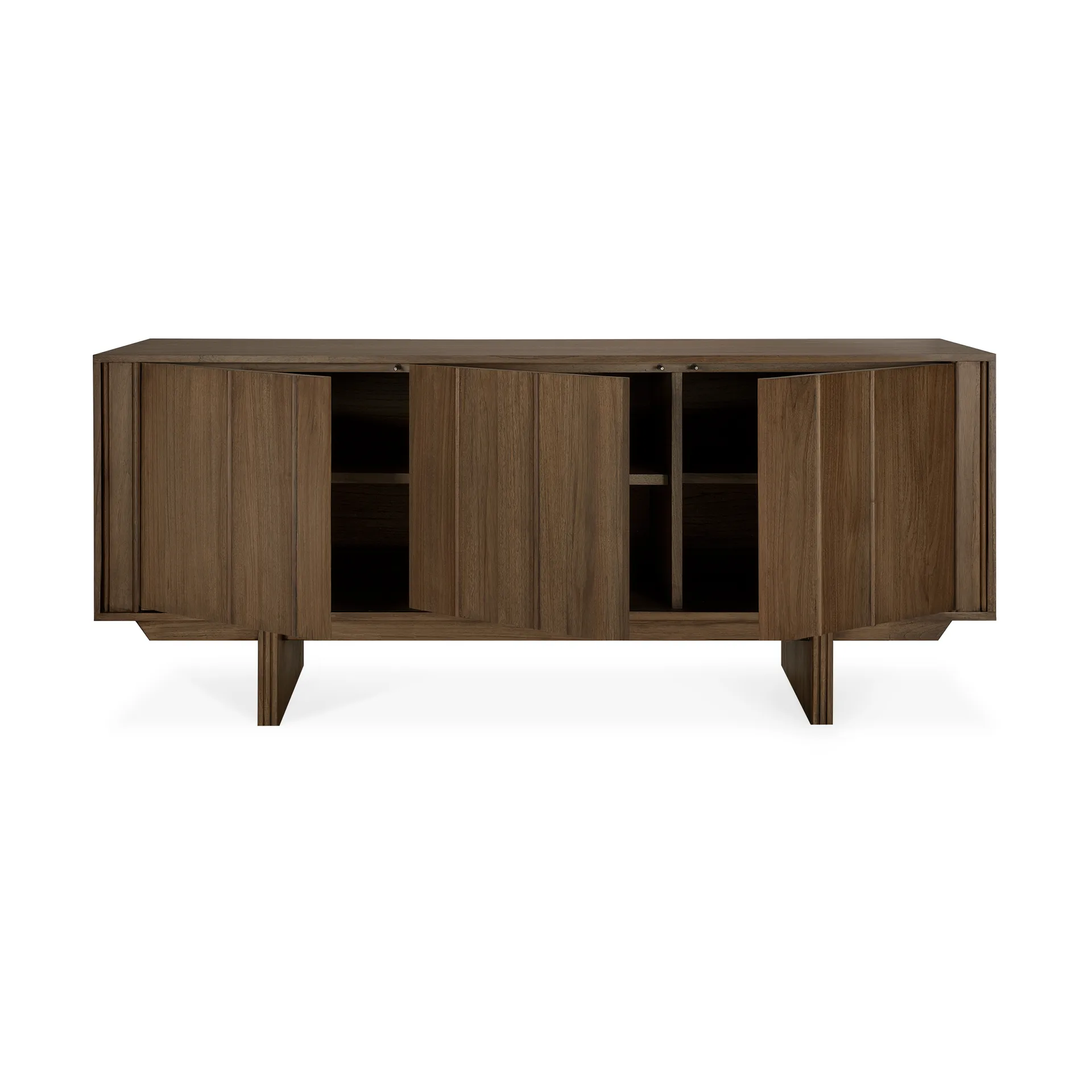 Pillar sideboard, Wild brown teak, 169 cm Ethnicraft