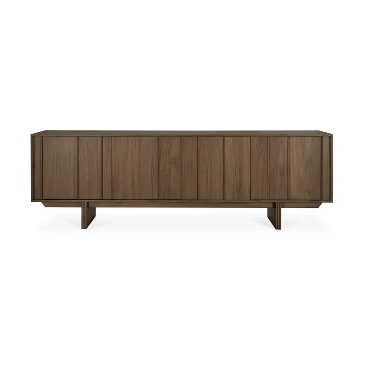 Pillar sideboard - Wild brown teak, 220 cm - Ethnicraft
