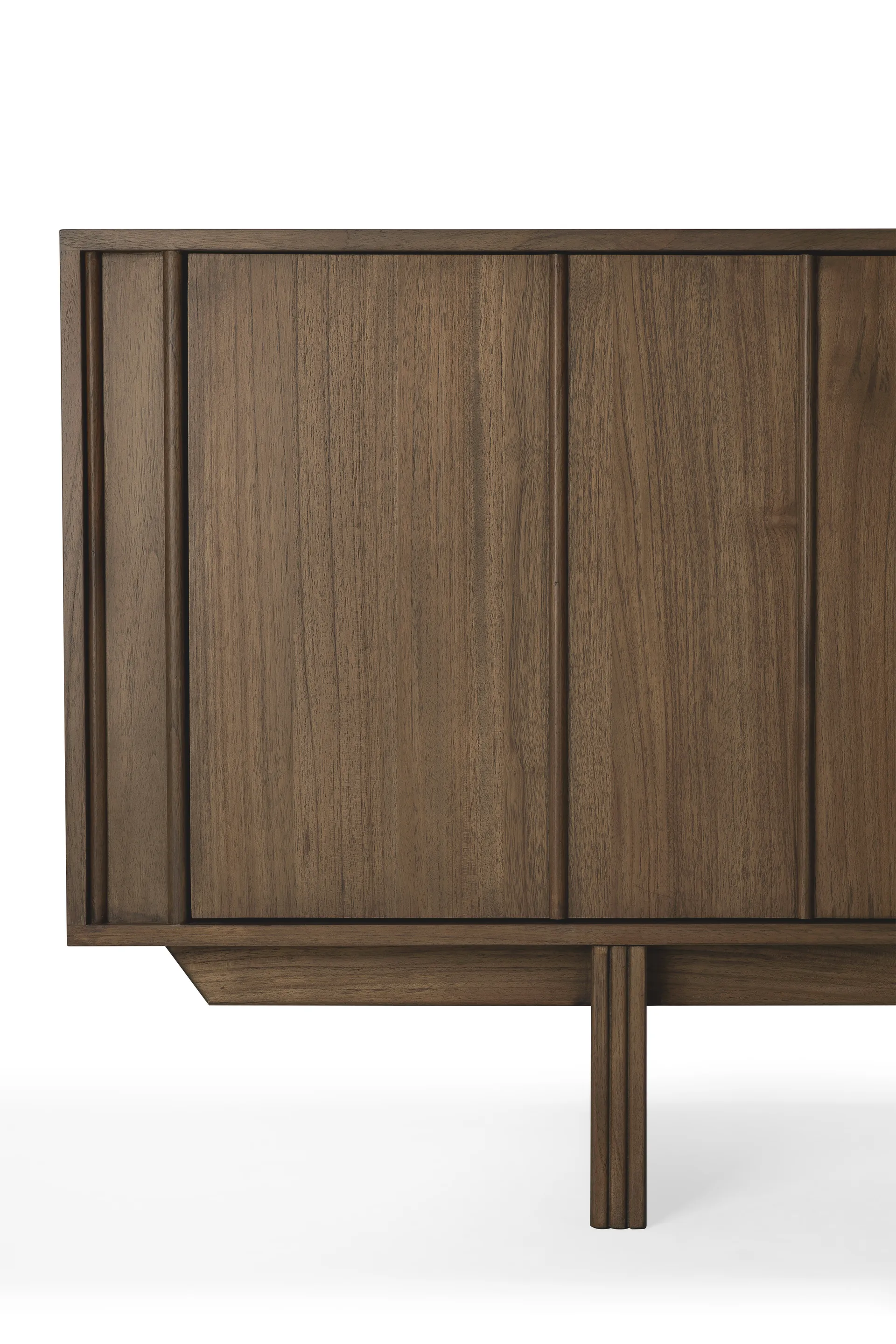 Pillar sideboard, Wild brown teak, 220 cm Ethnicraft
