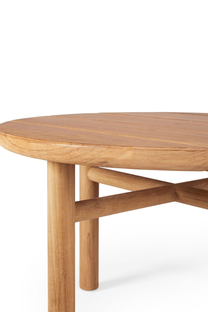 Quatro outdoor soffbord teak, Ø59 cm Ethnicraft