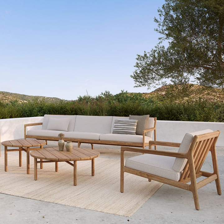Quatro outdoor soffbord teak, Ø95 cm Ethnicraft