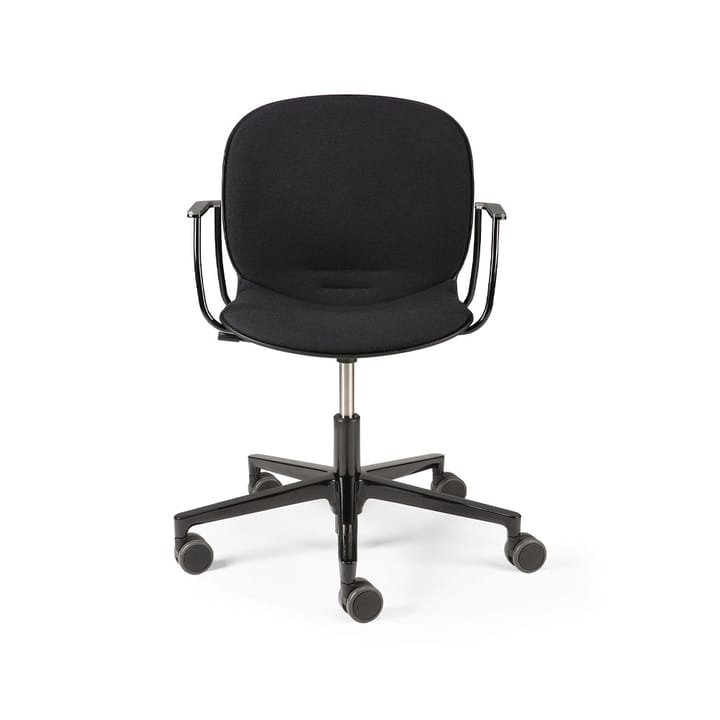 RBM Noor kontorsstol, Svart med armstöd 73x67 cm Ethnicraft