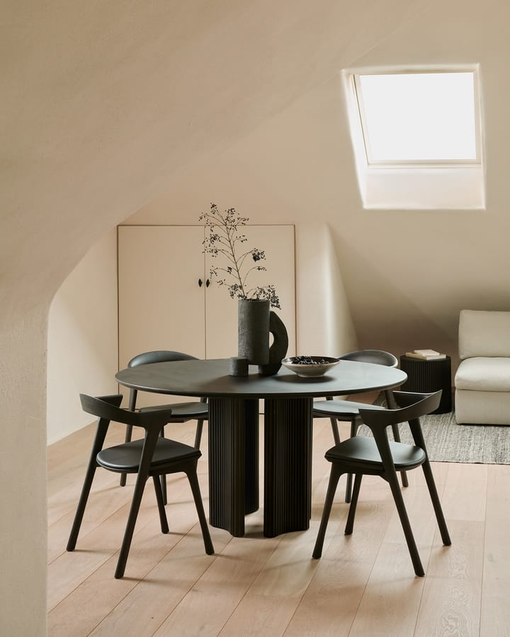 Roller Max matbord Ø150 cm, Mörkbrunbetsad mahogny Ethnicraft