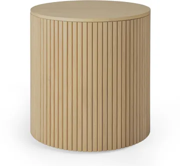 Roller Max sidobord - Ek, round - Ethnicraft