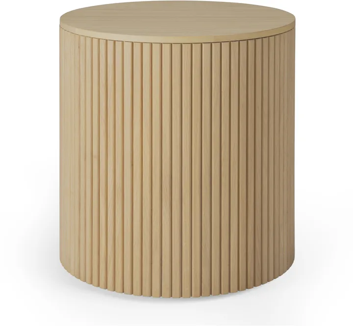 Roller Max sidobord - Ek, round - Ethnicraft