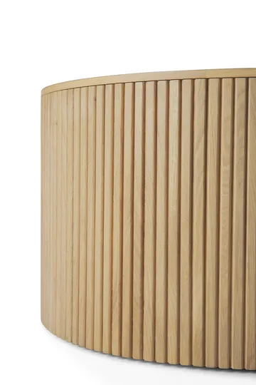 Roller Max soffbord runt - Ek, Ø80 cm - Ethnicraft