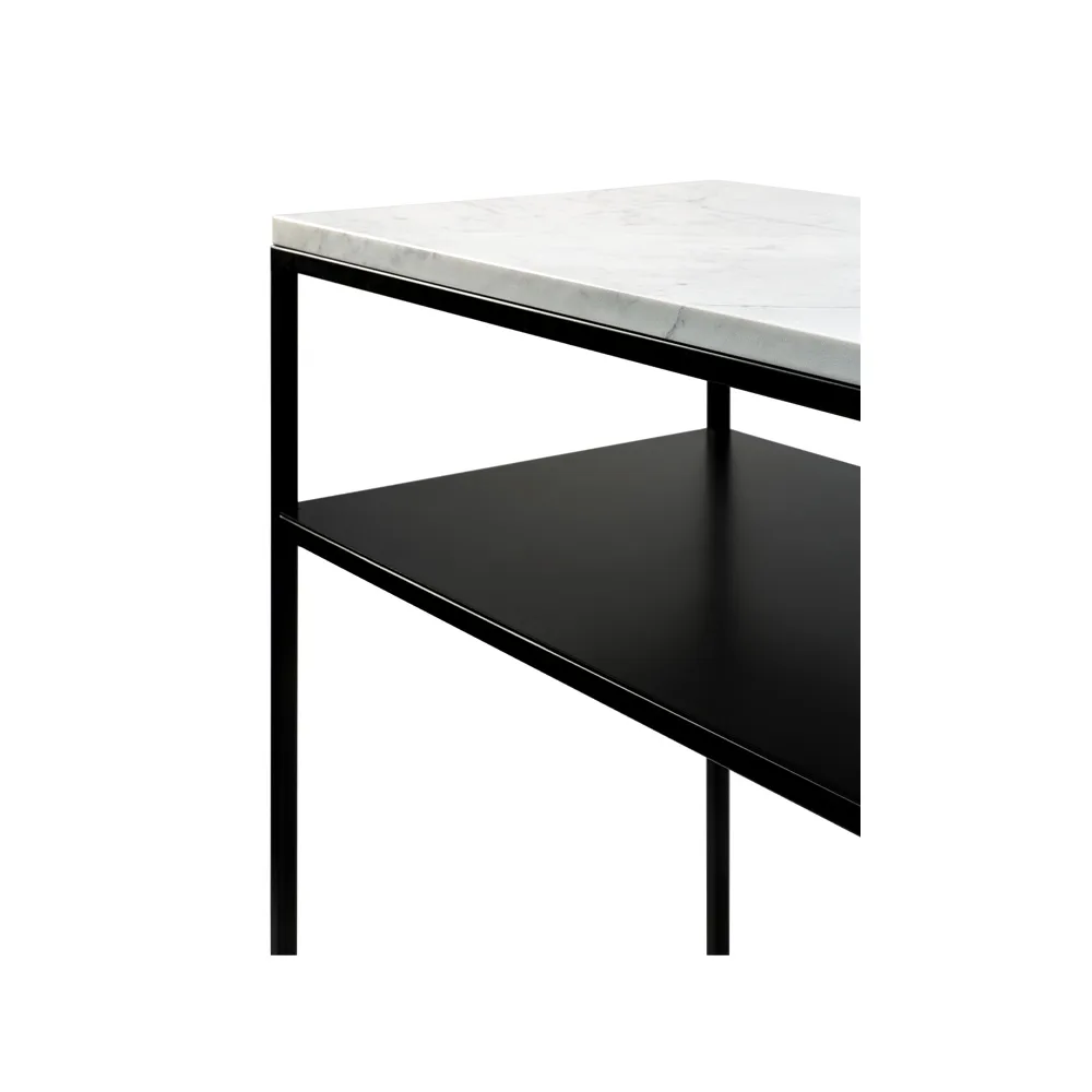 Stone konsolbord, White carrara marmor 120 cm Ethnicraft