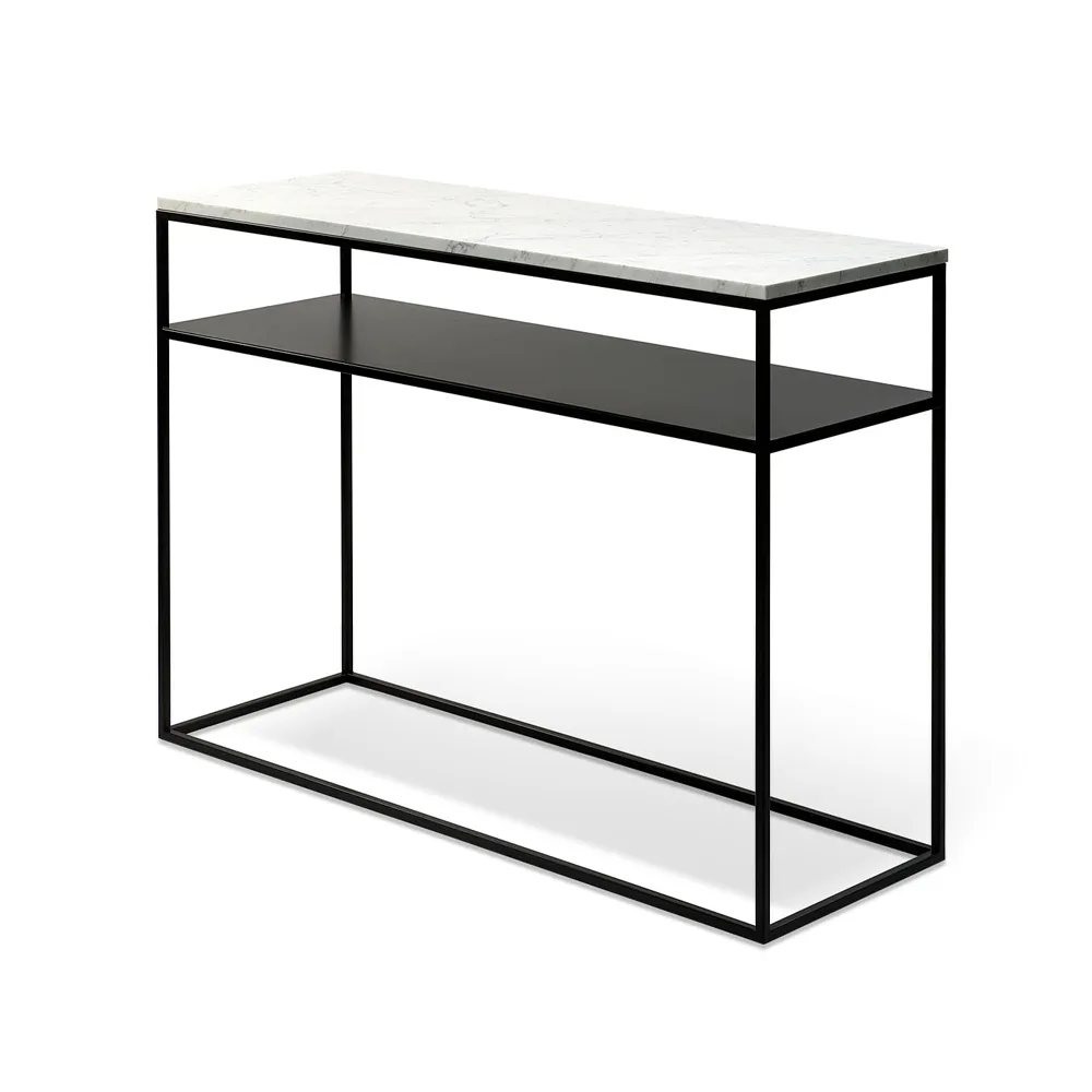 Stone konsolbord, White carrara marmor 120 cm Ethnicraft