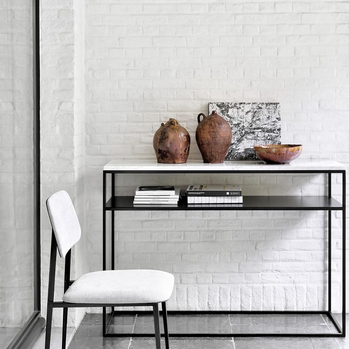 Stone konsolbord, White carrara marmor 120 cm Ethnicraft