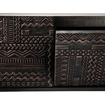 Tabwa mediabänk - Svart teak 51x240 cm - Ethnicraft