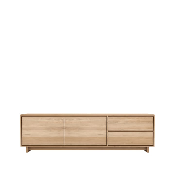 Wave mediabänk 60x210 cm, Hårdvaxoljad ek Ethnicraft