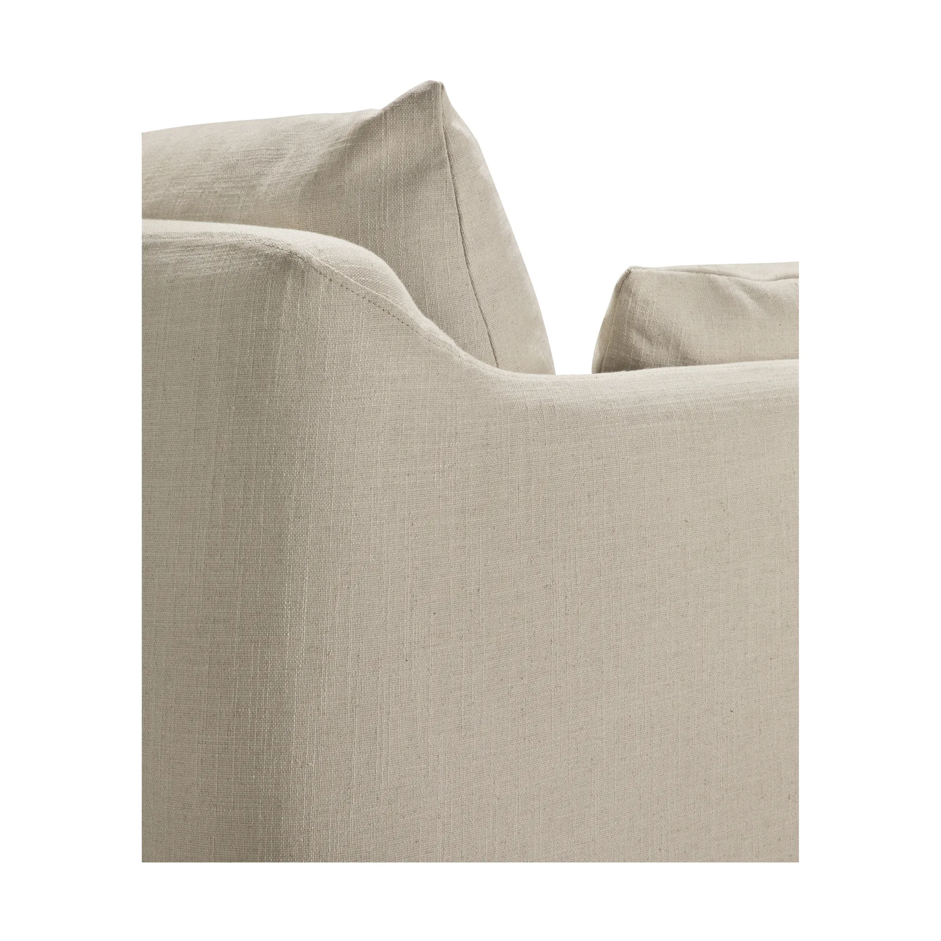 Weave soffa avtagbar klädsel, Bone, 3-sits Ethnicraft