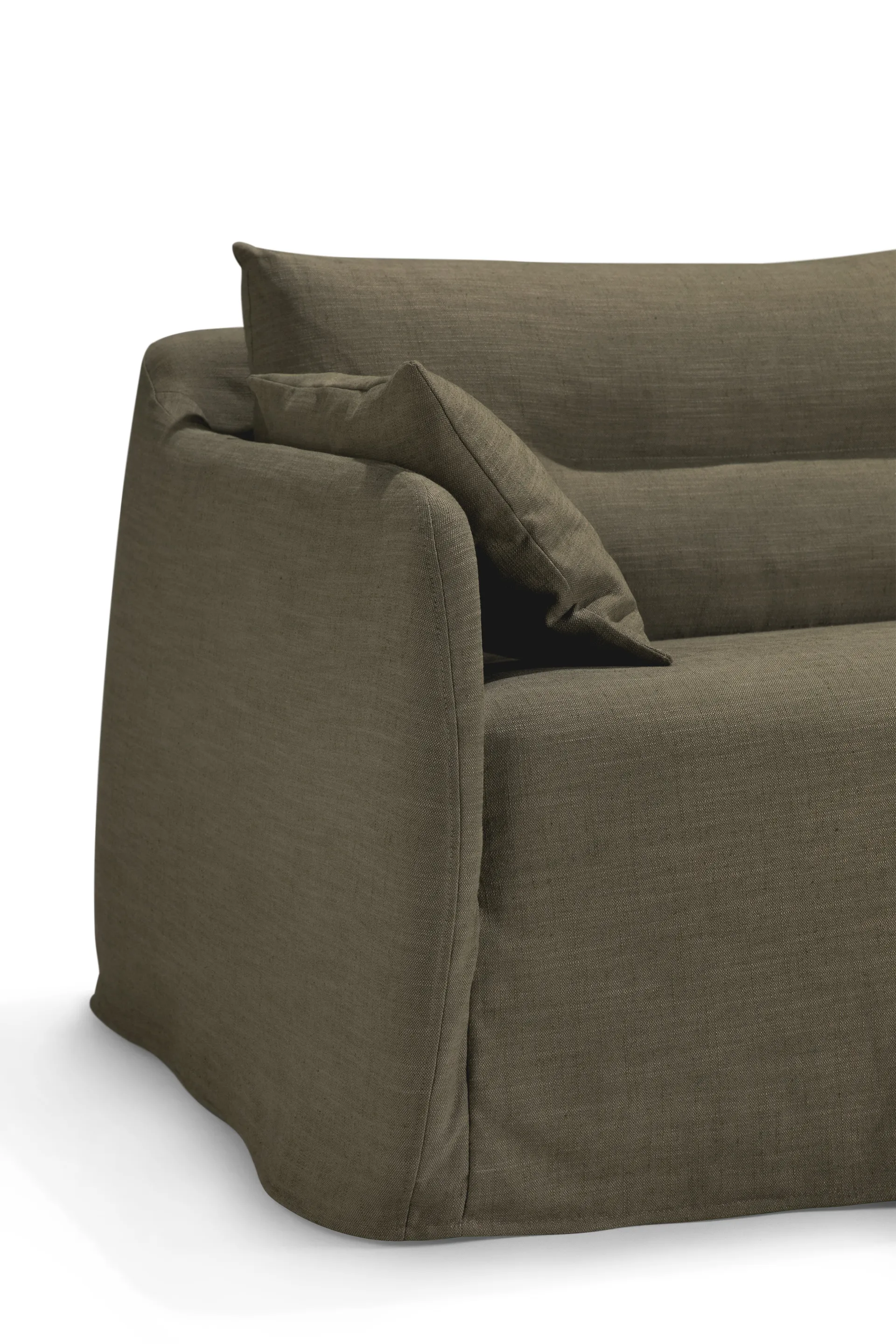 Weave soffa avtagbar klädsel, Green, 3-sits Ethnicraft