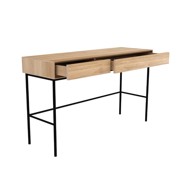 Whitebird skrivbord 77x127 cm, Ek 2 dörrar Ethnicraft