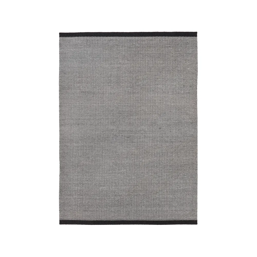 Fabula Living Balder matta black/grey, 200x300 cm | Skandinavisk Design | Ullmattor | Svart