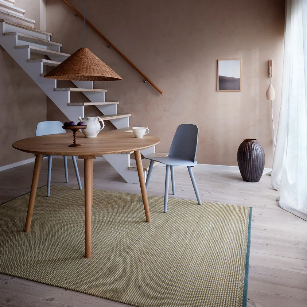 Daisy matta, hay/off white, 200x300 cm Fabula Living