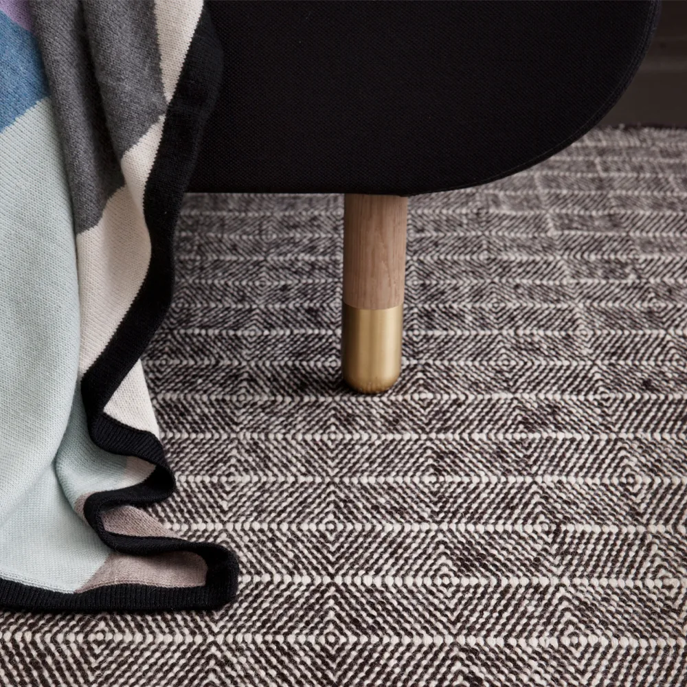 New Freja matta, white/brown, 170x240 cm Fabula Living