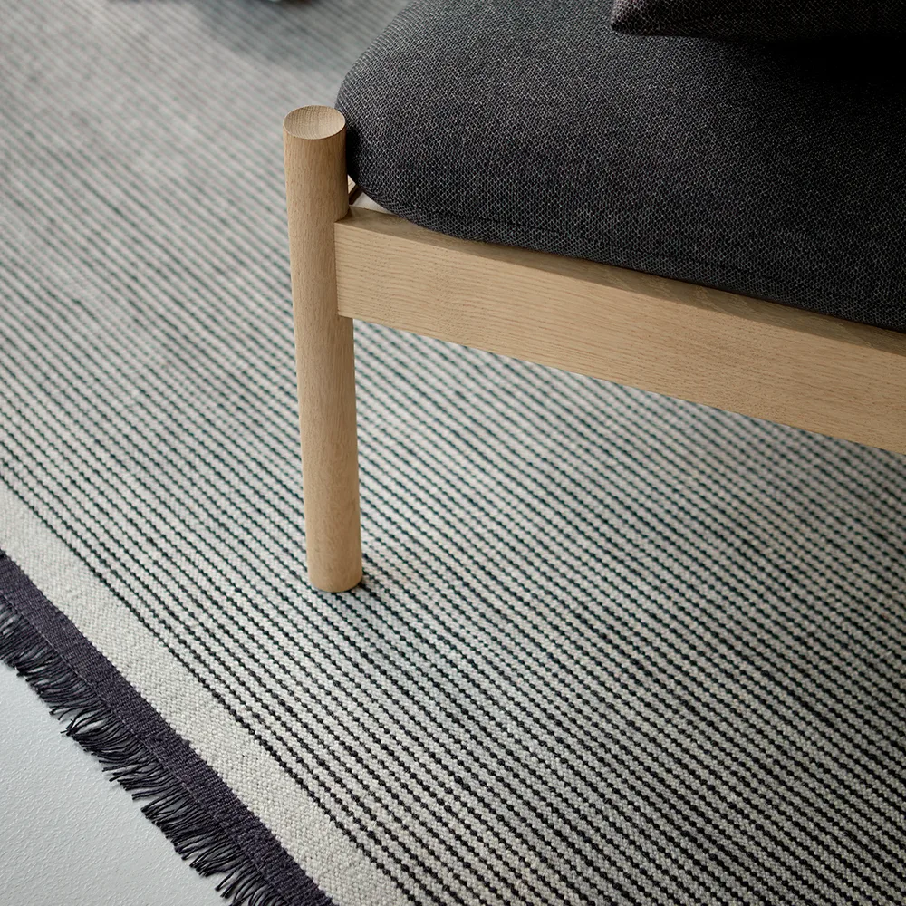 Njord matta, lightgrey/black, 170x240 cm Fabula Living