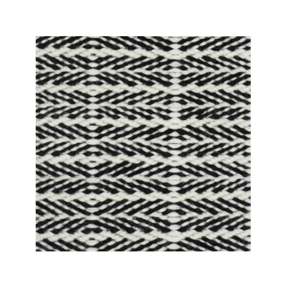 Tanne matta, white/black, 140x200 cm Fabula Living